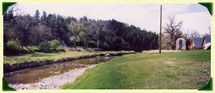 Belle Fourch River in Crook County, Wyoming